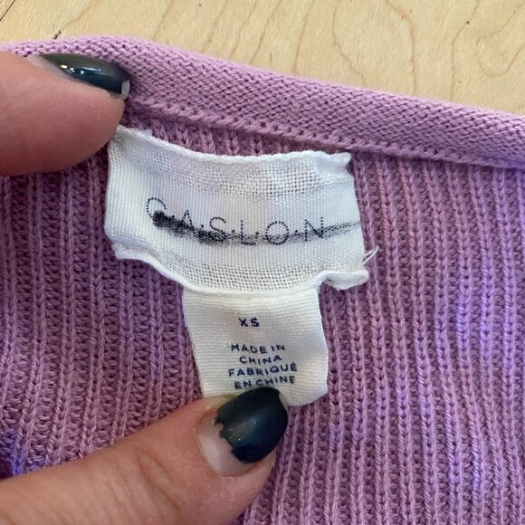 CASLON BNWT Bishop Sleeve Sweater XSmall Lavender - Picture 8 of 10